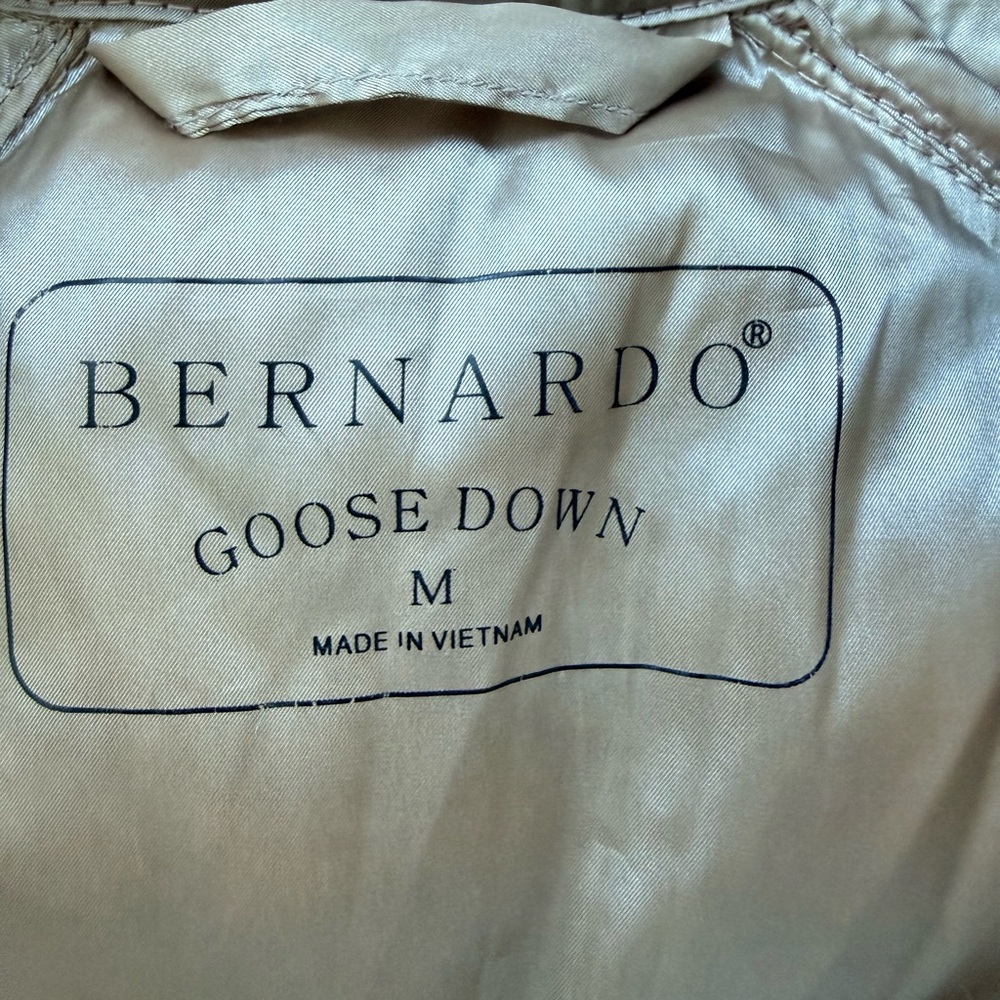 Bernardo Brown Quilted Goose Down Puffer Vest - Picture 6 of 6